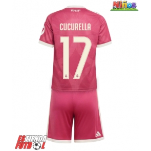 Real Madrid Marc Cucurella #17 Tercera Equipación Niños 2026-27 Manga Corta (+ Pantalones cortos)